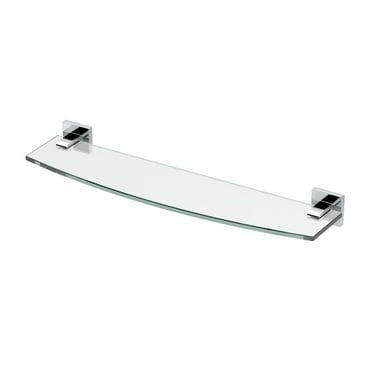 Gatco 4056 Elevate Vanity Glass Shelf, Chrome