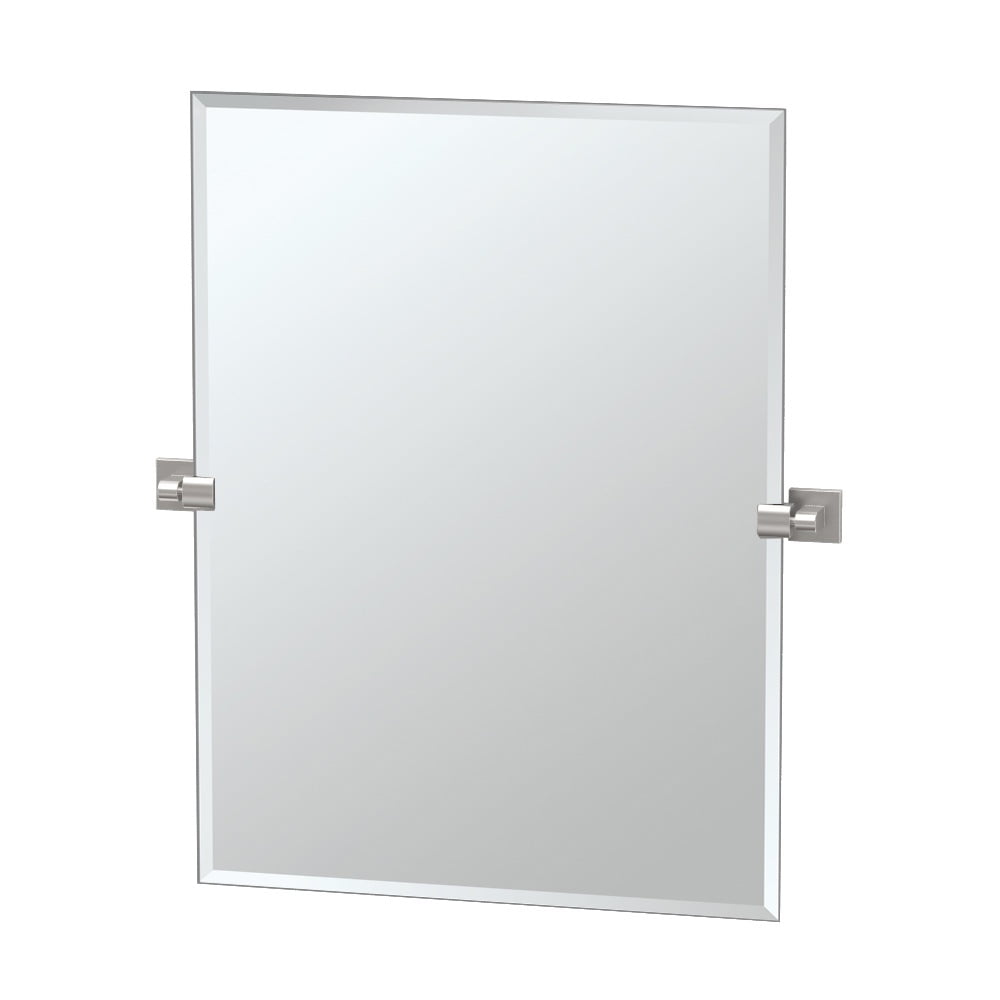 Elevate Chrome Frameless Rectangular Bathroom Mirror