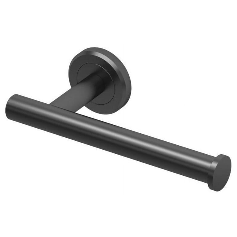 Latitude II Single Euro Toilet Paper Holder in Matte Black Latitude II Single Euro Toilet Paper Holder in Matte Black