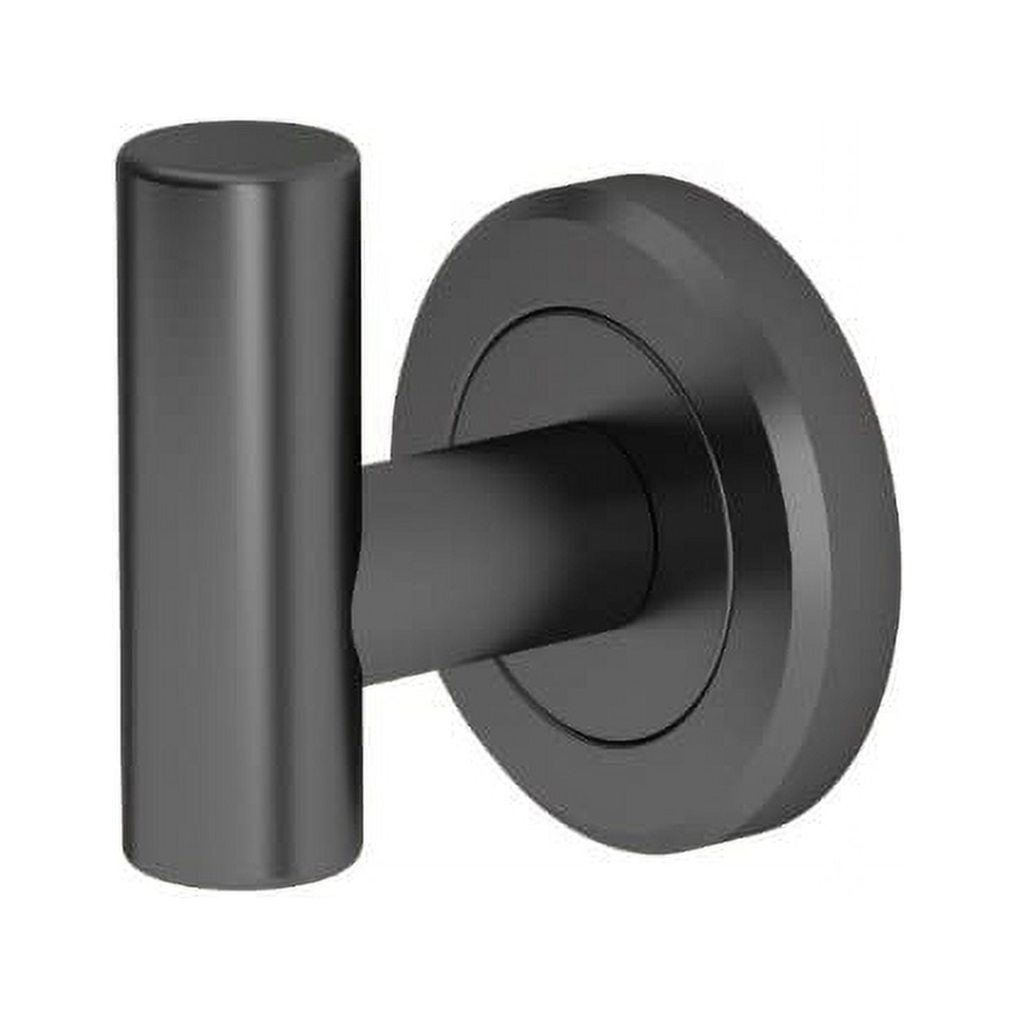 Matte Black Powder Coated Single Robe Hook