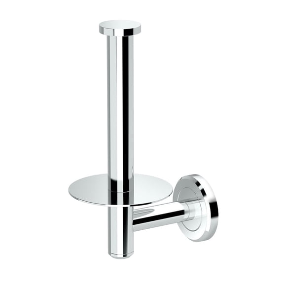 Gatco Latitude II Wall Mounted Storage Toilet Paper Holder, Chrome