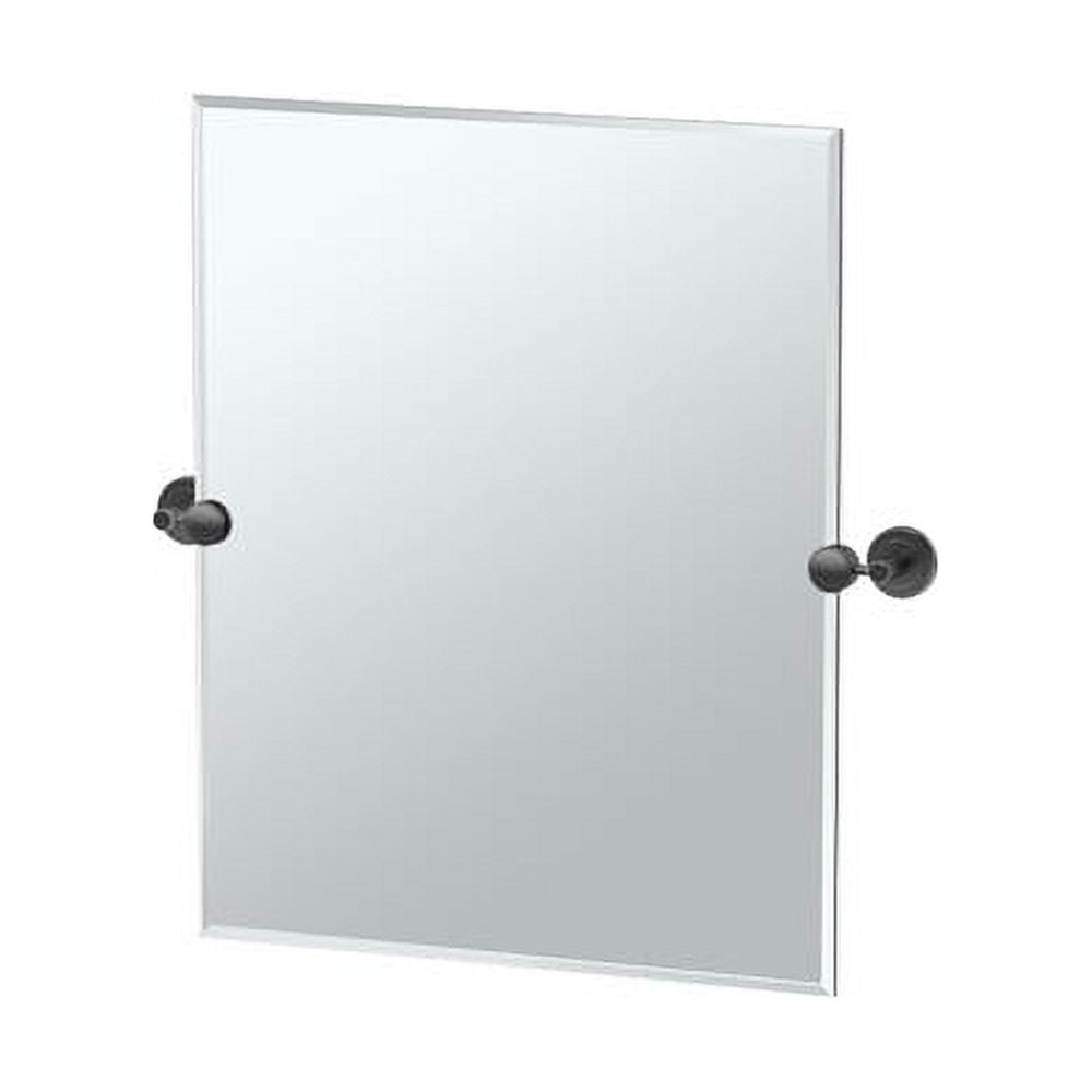 Frameless Beveled Glass Rectangular Bathroom Vanity Mirror
