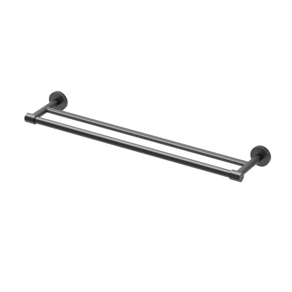 Gatco 4664MX Reveal 24" Double Towel Bar, Matte Black