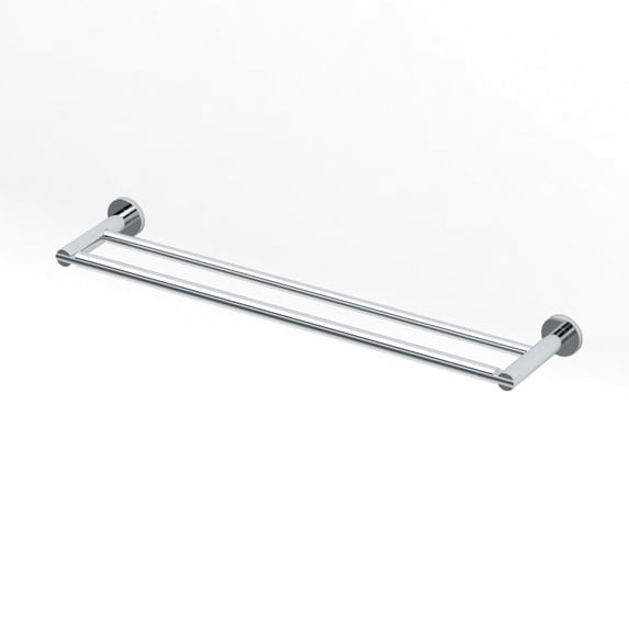 Gatco 4684 Channel 24" Double Towel Bar, Chrome
