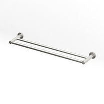 Gatco 4694 Channel 24" Double Towel Bar, Satin Nickel