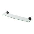 thumbnail image 1 of Gatco 5556MX Sky Vanity Glass Shelf, Matte Black, 1 of 7