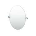 thumbnail image 1 of Gatco Waterline 26.5" Frameless Oval Mirror, Chrome, 1 of 7
