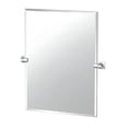 thumbnail image 1 of Gatco Waterline 31.5" Frameless Rectangle Mirror, Chrome, 1 of 7