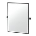 thumbnail image 1 of Gatco Mode 31.5" Framed Rectangular Mirror, Matte Black, 1 of 4