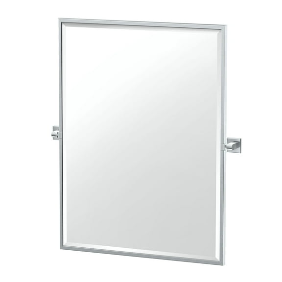 Gatco Mode 31.5" Framed Rectangular Mirror, Chrome