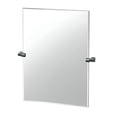 thumbnail image 1 of Gatco A-Line 31.5" Frameless Rectangle Mirror, Matte Black, 1 of 7