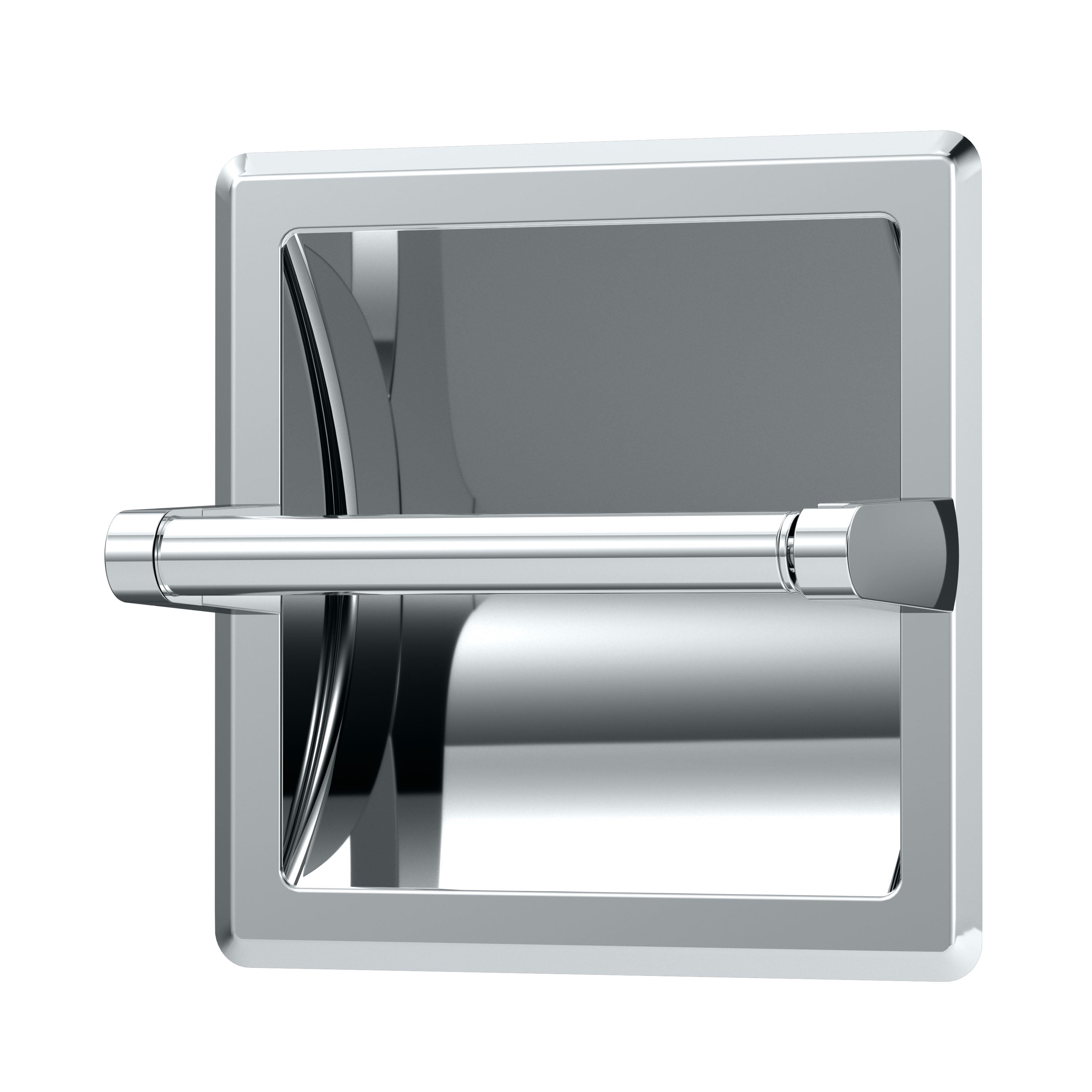 Gatco 750 Recessed Pivoting Arm Toilet Paper Holder, Chrome