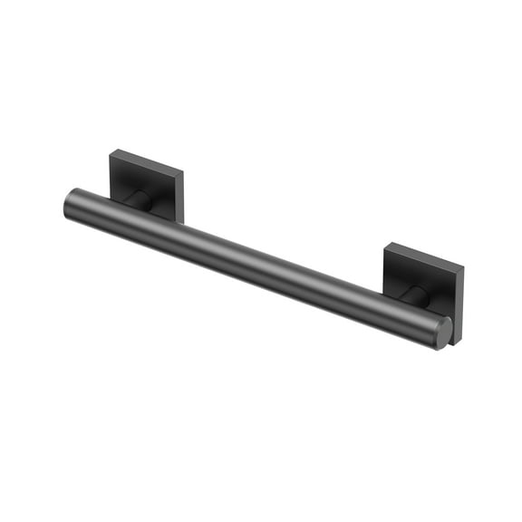 Gatco 940MX Elevate 12" ADA Compliant Stainless Steel Grab Bar, Matte Black