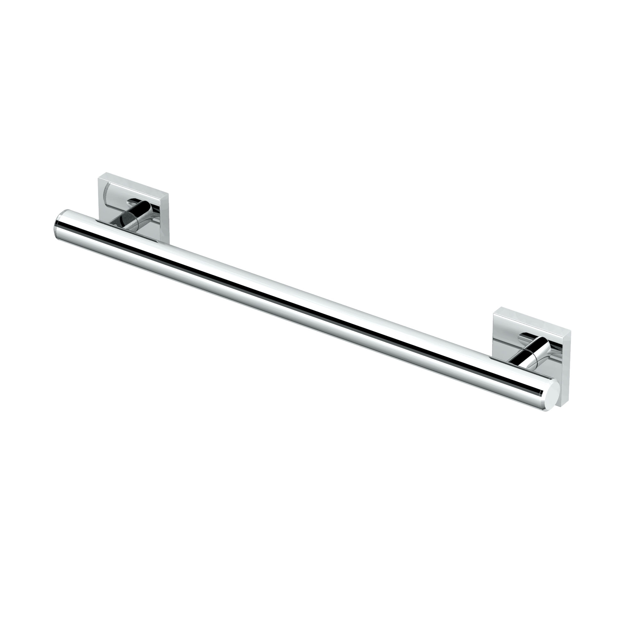 Elevate 18" Polished Chrome Stainless Steel Wall Mount Grab Bar