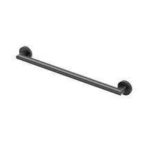 Gatco 964MX Glam 24" ADA Compliant Stainless Steel Grab Bar, Matte Black