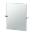 thumbnail image 1 of Gatco Bleu 24" Frameless Rectangle Mirror, Chrome, 1 of 3