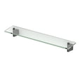 thumbnail image 1 of Gatco 4716MX Bleu Vanity Glass Shelf, Matte Black, 1 of 4