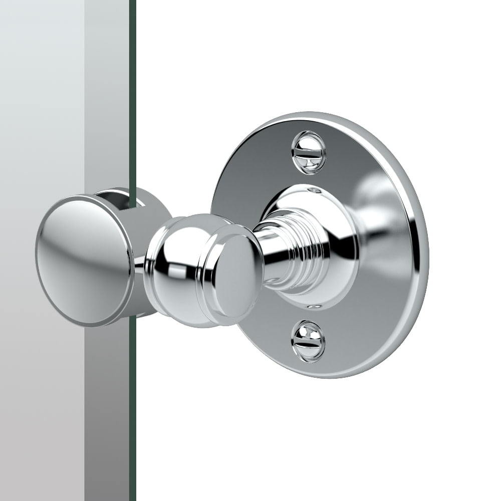 Sleek Chrome Frameless Rectangular Pivot Bathroom Vanity Mirror