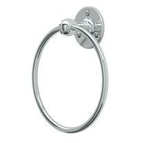 Gatco 4412 Cafe Towel Ring, Chrome