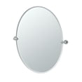 thumbnail image 1 of Gatco Channel 32" Frameless Oval Mirror, Chrome, 1 of 4