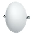 thumbnail image 1 of Gatco 4359 19-1/2" W X 26-1/2" H Oval Frameless Bathroom Wall Mirror - Chrome, 1 of 1