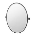 thumbnail image 1 of Gatco Elevate 33" Framed Oval Mirror, Matte Black, 1 of 3