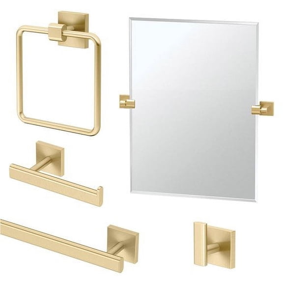 Gatco Elevate 5 Piece Bathroom Hardware Set