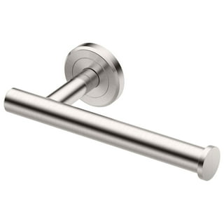 Style Selections Bailey Chrome Wall Mount Single Post Toilet Paper Holder  in the Toilet Paper Holders department at