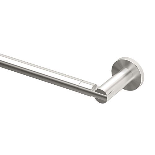 Channel 18" Satin Nickel Wall Mounted Towel Bar