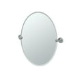 thumbnail image 1 of Gatco Designer II 26.5" Frameless Oval Mirror, Chrome, 1 of 1