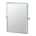 thumbnail image 1 of Gatco Latitude II 32.5" Framed Rectangle Mirror, Chrome, 1 of 4