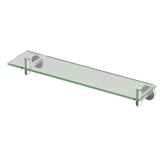 Gatco 4296 Latitude II Vanity Glass Shelf, Satin Nickel