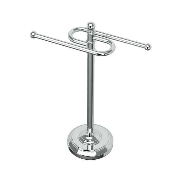Gatco 1546 Countertop S-Style Hand Towel Holder, Chrome