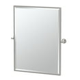 thumbnail image 1 of Gatco Tavern 32.5" Framed Rectangle Mirror, Satin Nickel, 1 of 2