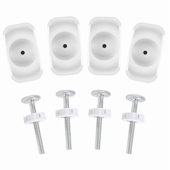 Gate Adapter 4PCS Threaded Spindle Rod Pressure Replacement Parts Screw Mounted Bolts Kit for Pets Gates