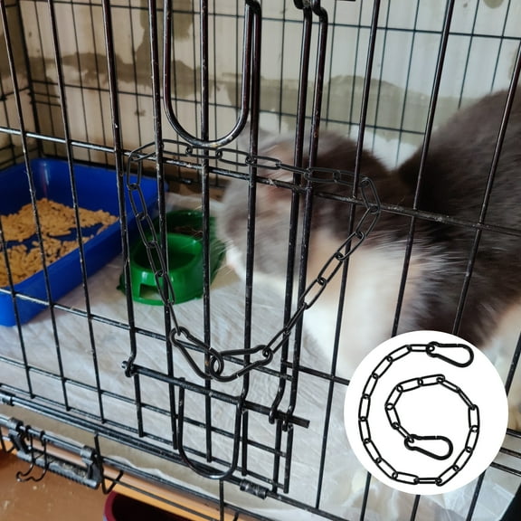 Gate Chain Lock Stainless Steel 20/39inch Gate Chain Link Lock Chain Link Gate Latch with Spring Buckle Weatherproof Outdoor Fence Gate Chain Lock for Fence Door Pet Cage Door