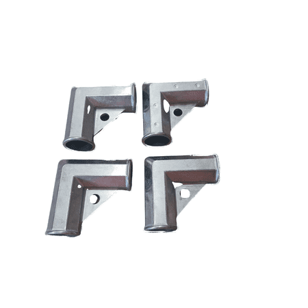 Gate Ell (Gate Corner) for Chain Link Fence Gates - 1 3/8" Frame 4-Pack w/Screws
