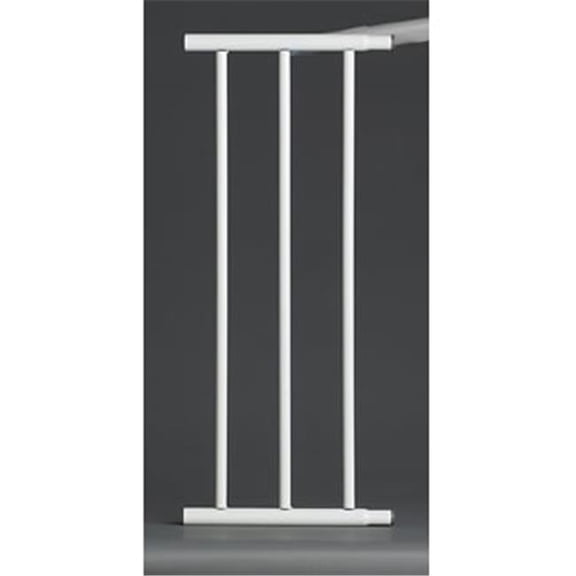 Gate Extension - White - 6 in. - Durable Steel Construction