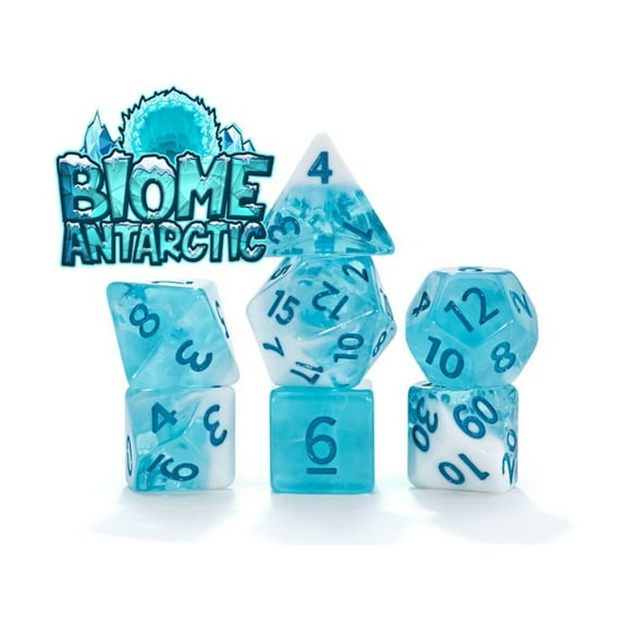 Gate Keeper Games Flowstone Poly Set - Biome Antarctic (7) New