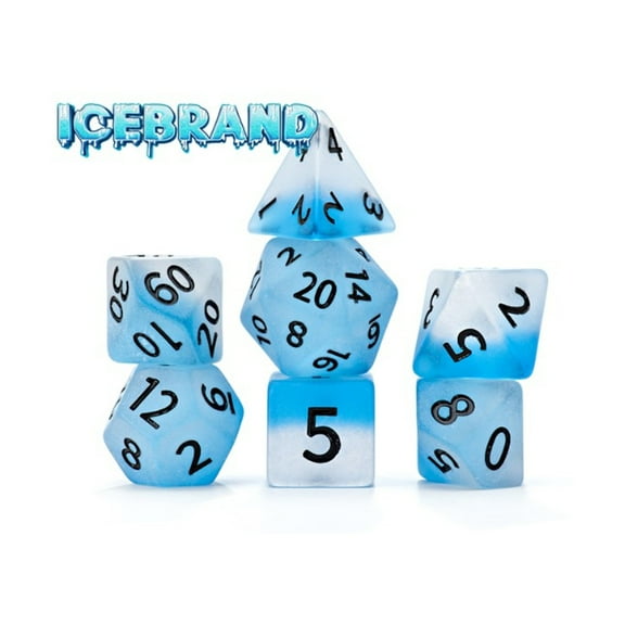 Gate Keeper Games Sea Glass Poly Set - Icebrand (7) New