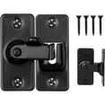 Gate Latch 90 Degree HeavyDuty Flip Latch Lock Flip Barn Door Latch