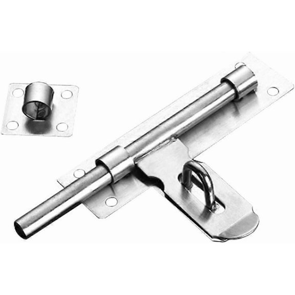 Gate Latch Lock Door Lock Latch Gate Catch Bolt Slide Gate Latch for Warehouse Garage Barn Gate Yard Door with Screws