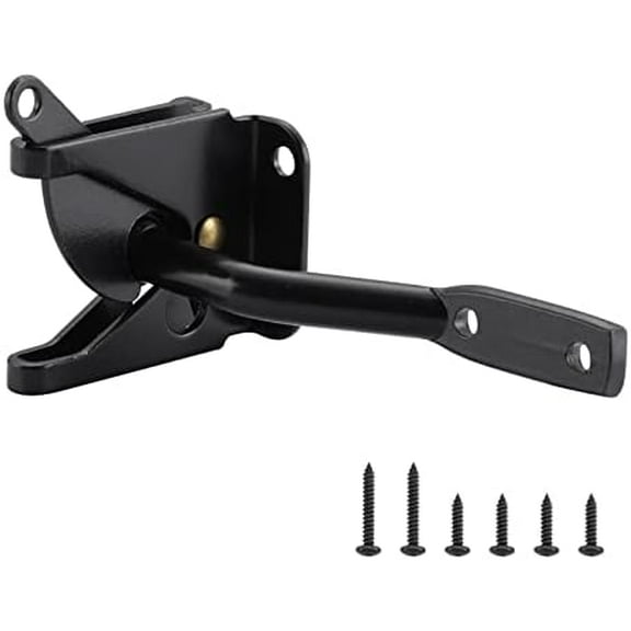 Gate Latch for Wooden Fence Gates, Self-Locking Gate Latches, Heavy Duty Wood Door Hardware Kit for Outdoor Farm Garden Yard Pool$$Tools & Hardware Other