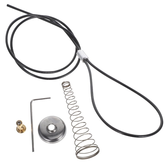 Beaupretty Weatherproof Gate Latch Cable Pull with PVC Coating for Metal Doors 2Sets