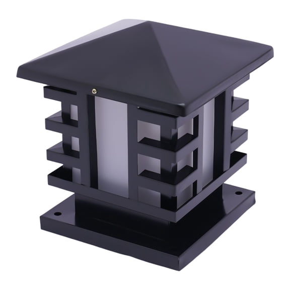 Gate Post Lamp, Pillar Lamp, Outdoor Post Light for Pathways, Gardens, Patios, Yards, Fences, Flower Beds and Lawns (9.84*10.63in)