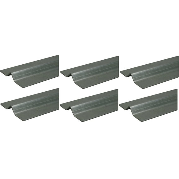 Gate V Track Galvanized Steel Inverted V Track for Sliding, Rolling, Slide, Roll Driveway Gates in 6ft Sections 6Pcs total of 36Ft Residential, Commercial, Industrial