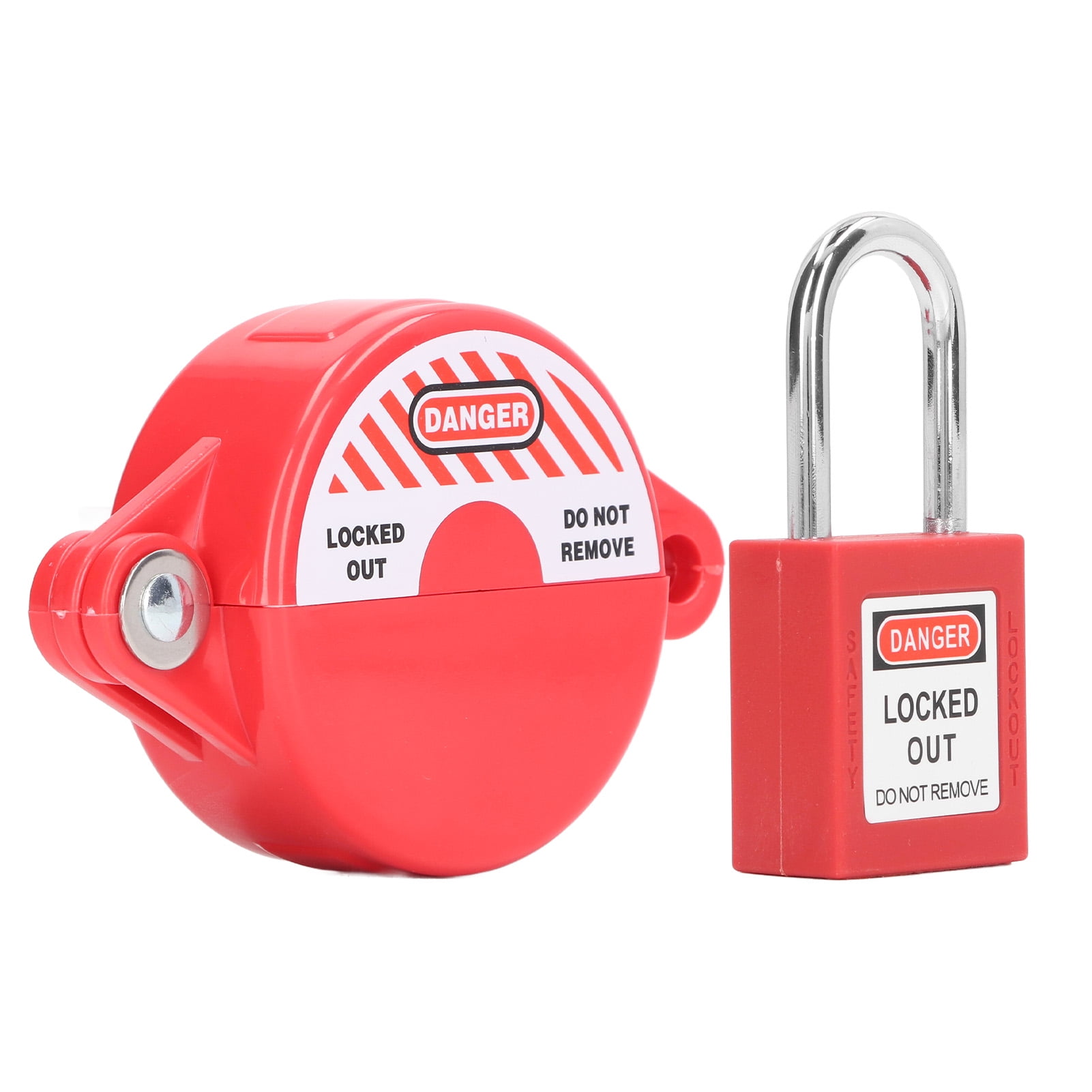 Gate Valve Lockout Set, Lockout Tagout Valve Set Easy Using For Home ...