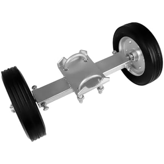 Gate Wheel, 8 Inch Heavy Duty Rolling Gate Wheels, Hard Rubber, Adjustable Steel U-Bolts for Chain Link Fence Metal Tube Gate$$