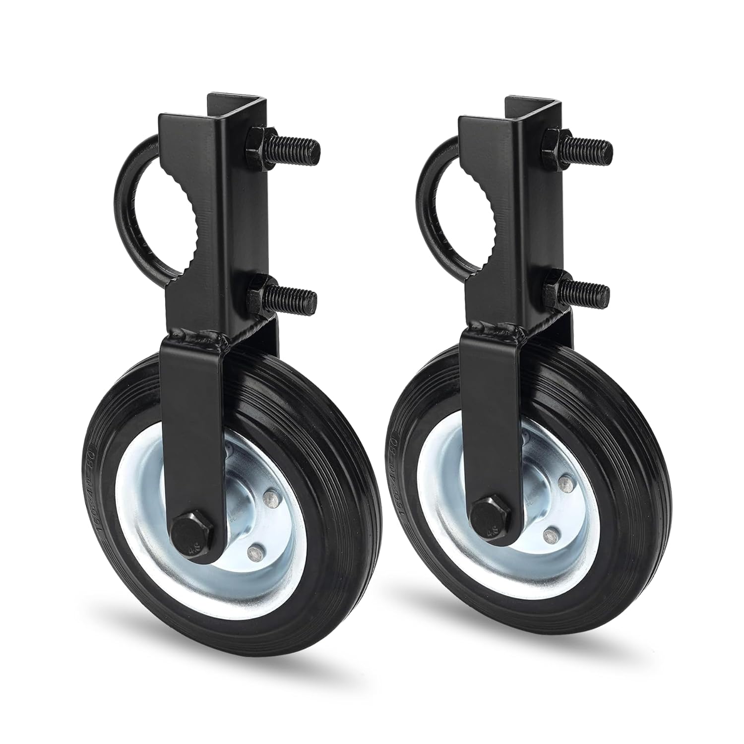 Gate Wheels for Metal Tube Gate with 15/8" Thru 2" Gate Frames, Heavy