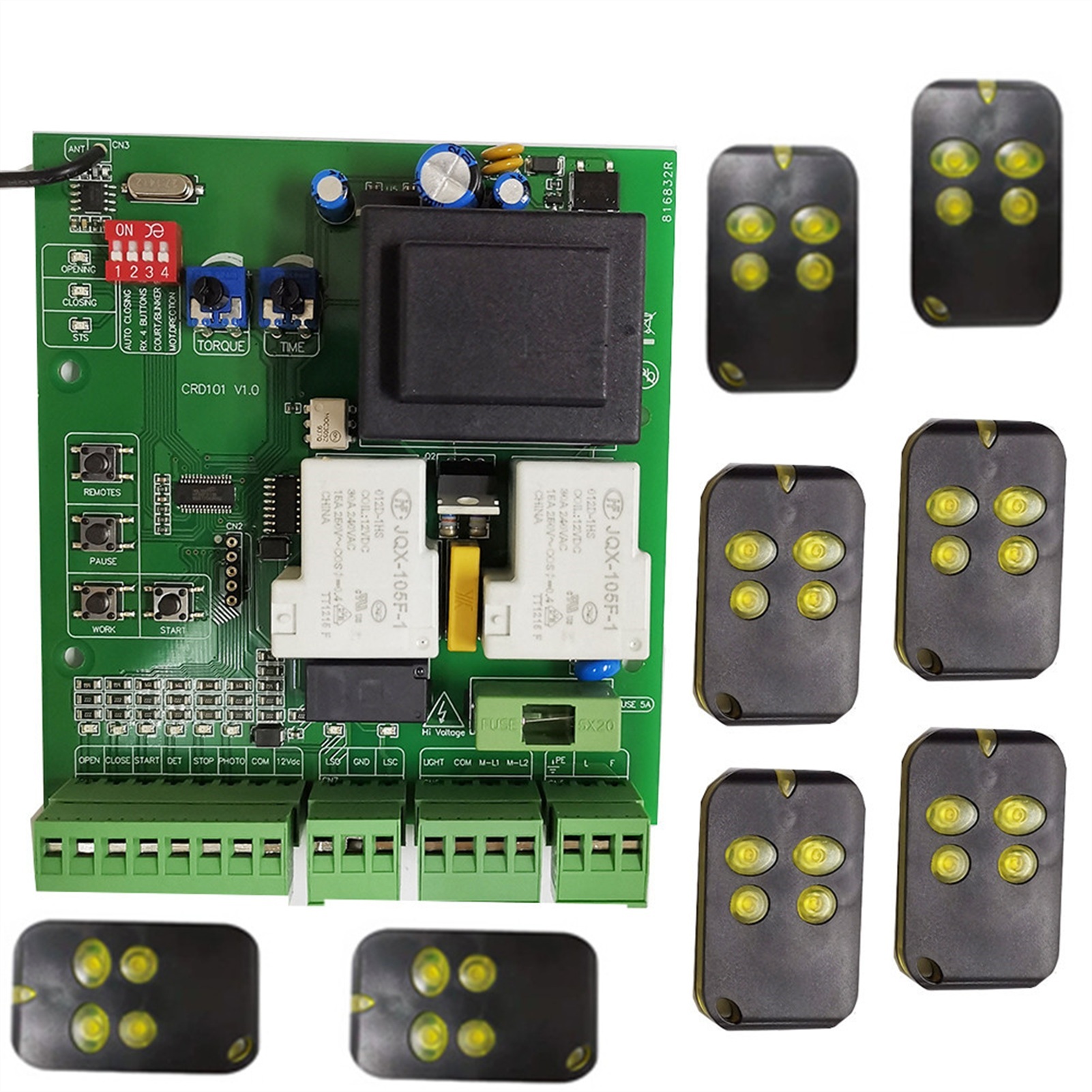 Gate Card Controller Gate motor controller circuit board electronic card for sliding gate ...